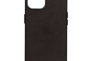 Чехол Leather Case для Apple iPhone 14 Plus Midnight