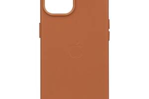 Чехол Leather Case для Apple iPhone 14 Plus Saddle brown