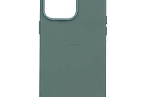 Чехол Leather Case для Apple iPhone 14 Pro Max Pine needle green