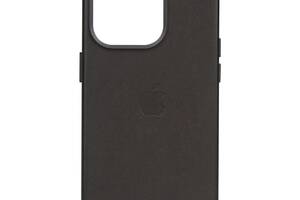 Чехол Leather Case для Apple iPhone 14 Pro Midnight