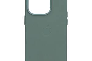 Чехол Leather Case для Apple iPhone 14 Pro Pine needle green