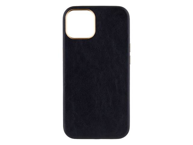 Чехол Leather Case Gold для iPhone 13 Black