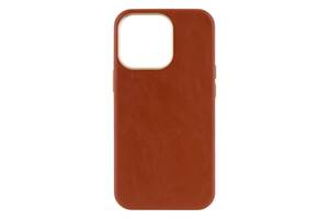 Чехол Leather Case Gold для iPhone 13 Pro Brown