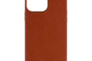 Чехол Leather Case Gold для iPhone 13 Pro Max Brown