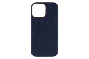 Чехол Leather Case Gold для iPhone 13 Pro Max Dark Blue