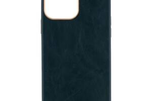 Чехол Leather Case Gold для iPhone 13 Pro Max Forest Green