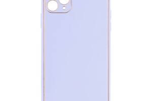 Чехол Leather Case Gold with Frame для Apple iPhone 11 Pro Max Lilac
