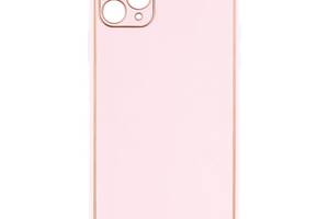 Чехол Leather Case Gold with Frame для Apple iPhone 11 Pro Max Pink