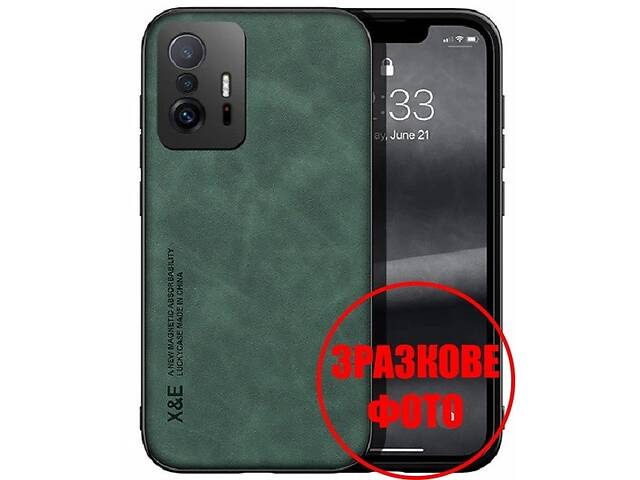 Чехол Magnet Leather Case для Xiaomi 13 Dark Green (Код товара:27595)