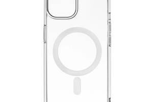 Чехол накладка Apple Silicone Clear Case Full MagSafe для iPhone 15- clear