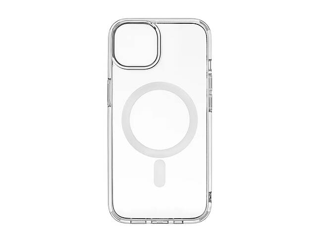 Чехол накладка Apple Silicone Clear Case Full MagSafe для iPhone 15- clear