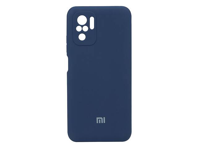 Чехол-накладка с защитой на камеру Full Case HQ Xiaomi Redmi Note 10 Dark blue