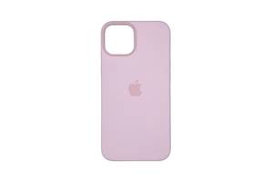 Чехол накладка Silicone Case Full with Magsafe для Apple iPhone 14 Pro- Chalk Pink