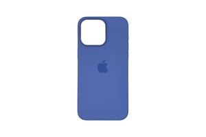 Чехол накладка Silicone Case Full with Magsafe для Apple iPhone 15- Winter Blue