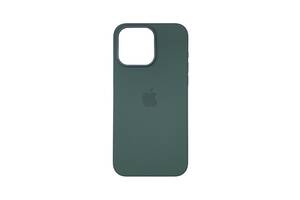 Чехол накладка Silicone Case Full with Magsafe для Apple iPhone 15 Pro- Cypress