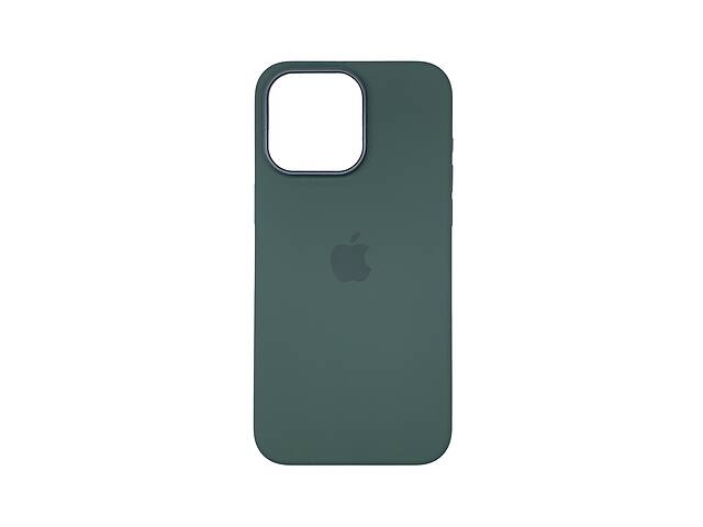 Чехол накладка Silicone Case Full with Magsafe для Apple iPhone 15 Pro- Cypress