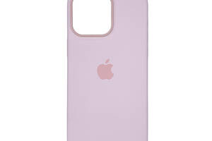 Чехол накладка Silicone Case Full with Magsafe для Apple iPhone 15 Pro Max- Light Pink