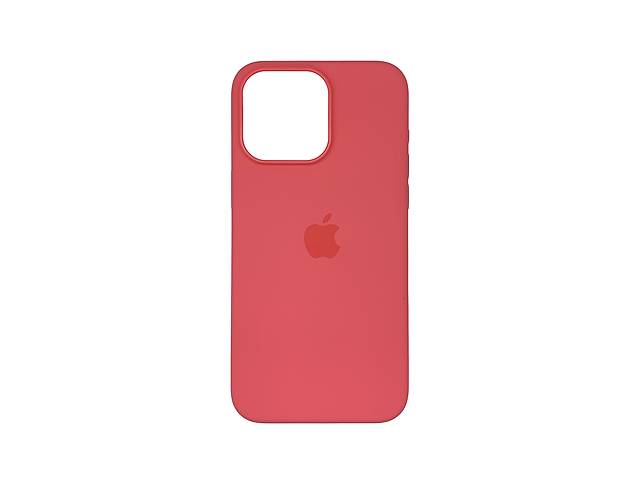 Чехол накладка Silicone Case Full with Magsafe для Apple iPhone 15 Pro Max- Red