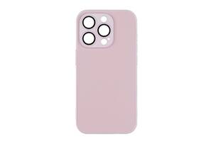 Чехол-накладка стеклянный матовый с защитой камеры Matte AG-Glass iPhone 12 Chanel Pink