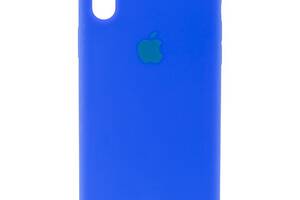Чехол Original Full Size для Apple iPhone Xs Max Shiny blue