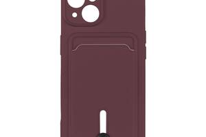 Чехол OtterBox Colorfull Pocket Card iPhone 14 Maroon
