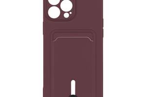 Чехол OtterBox Colorfull Pocket Card iPhone 14 Pro Max Maroon