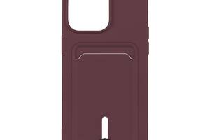 Чехол OtterBox Colorfull Pocket Card iPhone 15 Pro Max Maroon