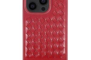 Чехол Polo Santa Barbara для Apple iPhone 14 Pro Max Кожаный Red