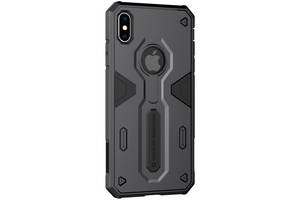 Чехол противоударный Nillkin Defender II Case для iPhone Xs Max черный ТПУ+пластик Black