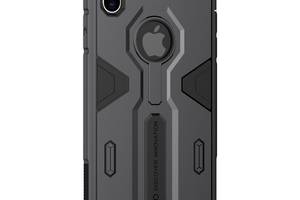 Чехол противоударный Nillkin Defender II Case для iPhone Xs Max черный ТПУ+пластик Black