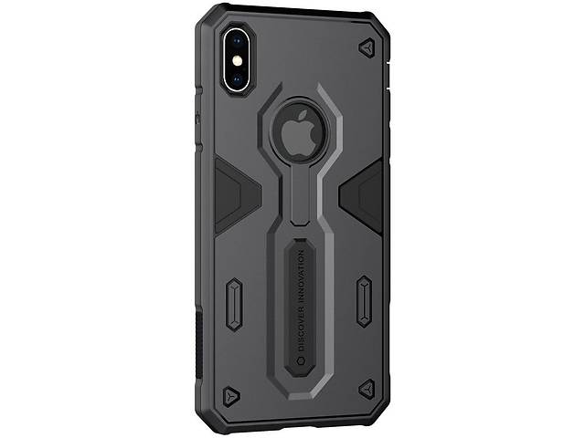 Чехол противоударный Nillkin Defender II Case для iPhone Xs Max черный ТПУ+пластик Black