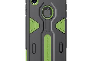 Чехол противоударный Nillkin Defender II Case для iPhone Xs Max черный ТПУ+пластик Green