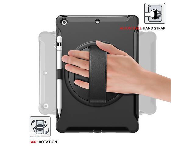 Чехол Rotating Belt Case для Apple iPad 7 2019 / iPad 8 2020 10.2 Rose