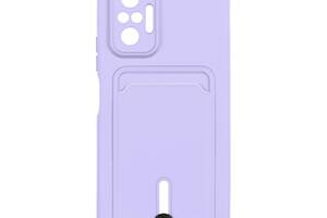 Чехол с карманом для карт OtterBox Colorfull Pocket Card Xiaomi Redmi Note 10 Pro / Redmi 10 Pro Max 4G Elegant purple