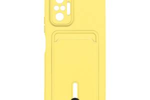 Чехол с карманом для карт OtterBox Colorfull Pocket Card Xiaomi Redmi Note 10 Pro / Redmi 10 Pro Max 4G Yellow