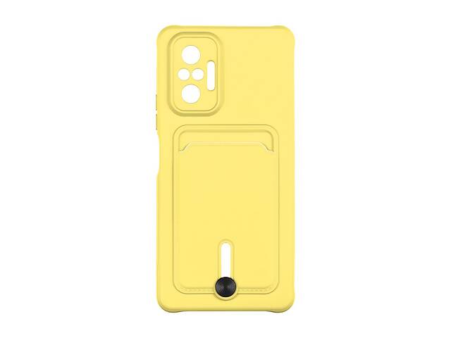 Чехол с карманом для карт OtterBox Colorfull Pocket Card Xiaomi Redmi Note 10 Pro / Redmi 10 Pro Max 4G Yellow