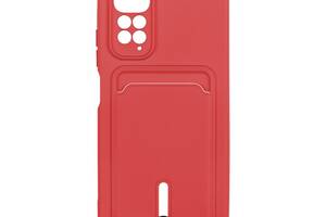 Чехол с карманом для карт OtterBox Colorfull Pocket Card Xiaomi Redmi Note 11 Global / Redmi Note 11S 4G Red