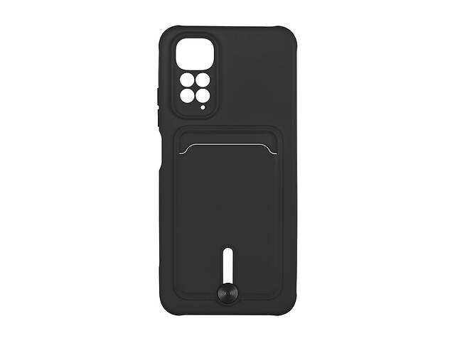 Чехол с карманом для карт OtterBox Colorfull Pocket Card Xiaomi Redmi Note 11 Global / Redmi Note 11S 4G Black