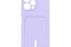 Чехол с карманом для карт OtterBox Colorfull Pocket Card Xiaomi Redmi 12 Elegant purple