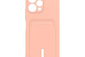 Чехол с карманом для карт OtterBox Colorfull Pocket Card Xiaomi Redmi 12 Pink sand