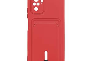 Чехол с карманом для карт OtterBox Colorfull Pocket Card Xiaomi Redmi Note 10 / Redmi Note 10s Red