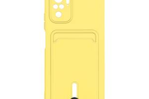 Чехол с карманом для карт OtterBox Colorfull Pocket Card Xiaomi Redmi Note 10 / Redmi Note 10s Yellow