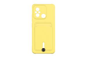 Чехол с карманом для карт OtterBox Colorfull Pocket Card Xiaomi Redmi 12C Yellow