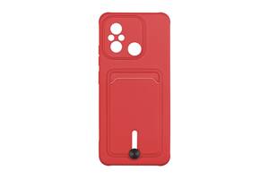 Чехол с карманом для карт OtterBox Colorfull Pocket Card Xiaomi Redmi 12C Red