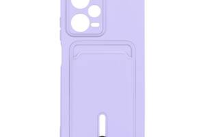 Чехол с карманом для карт OtterBox Colorfull Pocket Card Xiaomi Redmi Note 12 Pro + 5G Elegant purple