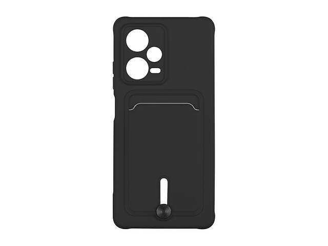 Чехол с карманом для карт OtterBox Colorfull Pocket Card Xiaomi Redmi Note 12 Pro + 5G Black