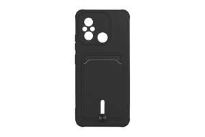 Чехол с карманом для карт OtterBox Colorfull Pocket Card Xiaomi Redmi 12C Black