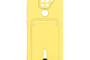 Чехол с карманом для карт OtterBox Colorfull Pocket Card Xiaomi Redmi Note 9 / Redmi 10X Yellow