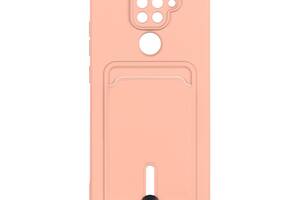 Чехол с карманом для карт OtterBox Colorfull Pocket Card Xiaomi Redmi Note 9 / Redmi 10X Pink sand