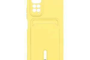 Чехол с карманом для карт OtterBox Colorfull Pocket Card Xiaomi Redmi Note 11 Global / Redmi Note 11S 4G Yellow